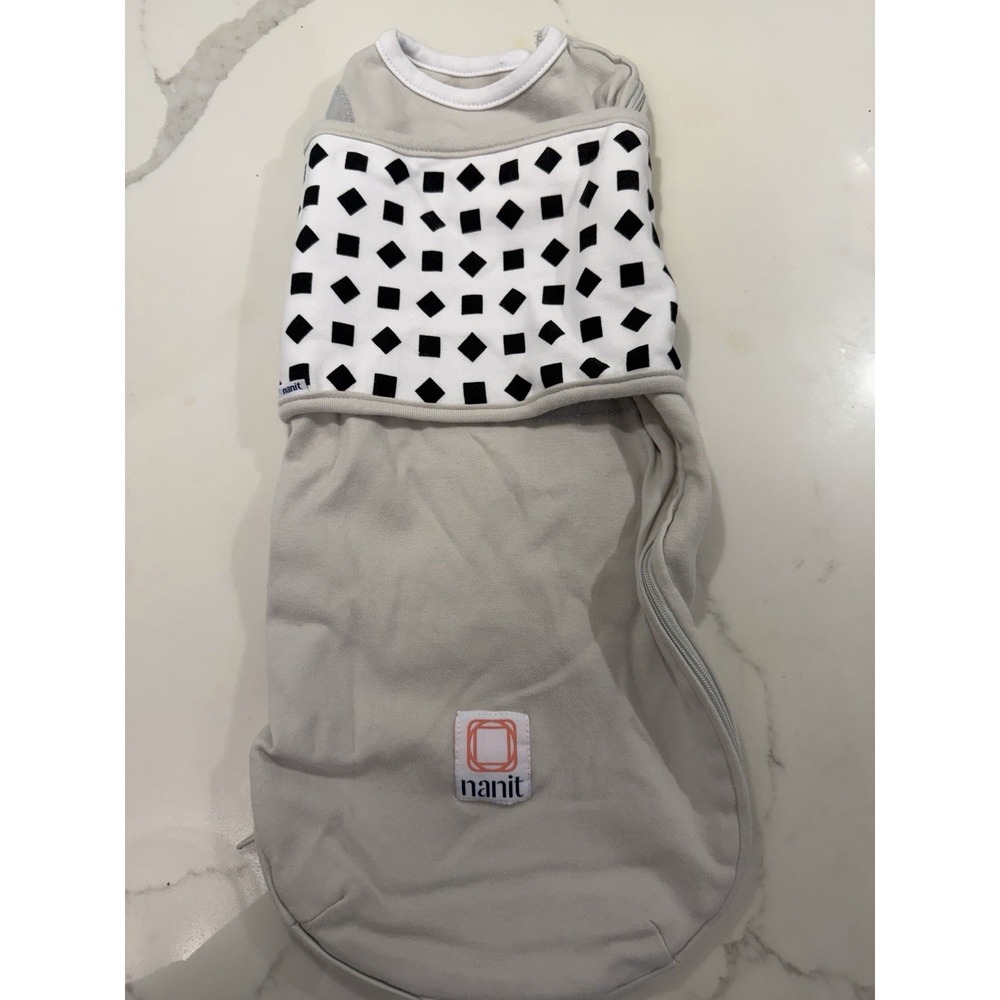 Nanit Cotton Sleep Sack 0-3 Months Grey